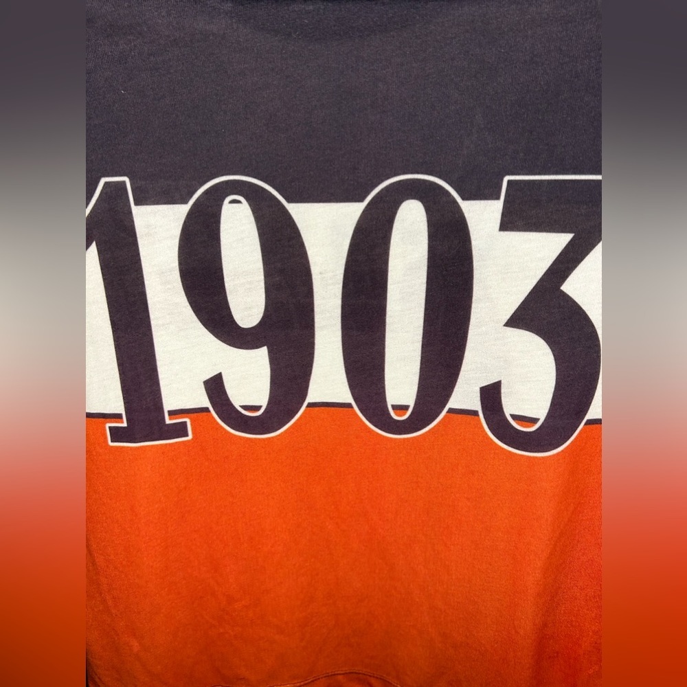 Women’s Vintage Harley Davidson Orange Black Long Sleeve T-Shirt Size Large - Picture 5 of 7
